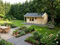 Houten tuinhuisje O
