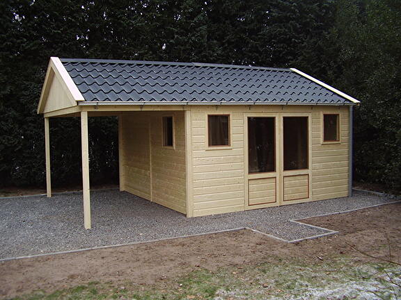 Houten tuinhuisje H