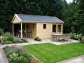Houten tuinhuisje B