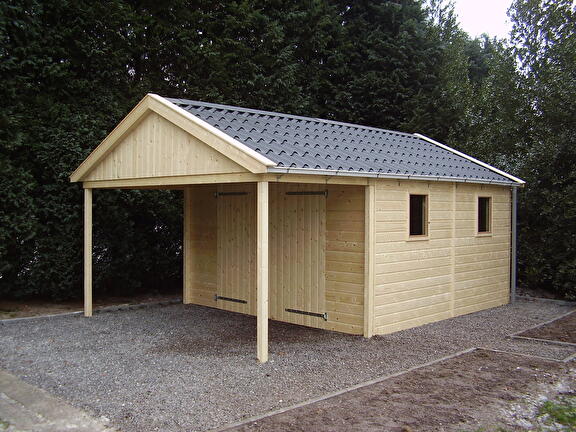 Houten Garage F