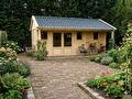 Houten tuinhuisje K